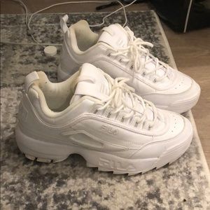 White Fila Shoes
